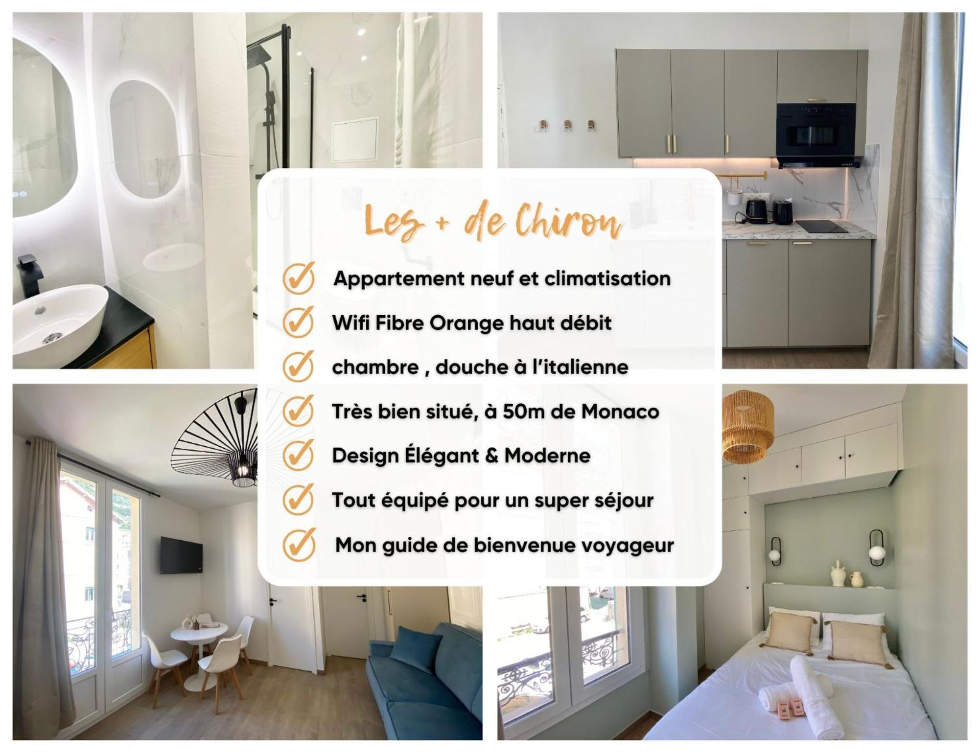 Appartement Moderne Climatise Monaco Vue Mer Кап д'Аил Екстериор снимка